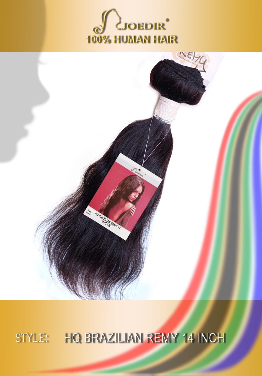 Joedir remy hair Brazilian remy hair 14 inch
